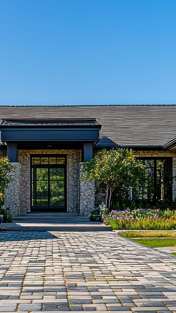 Northeastern PMC paver driveway installation services in Woodbridge, New Jersey Durable paver driveway installation in Woodbridge, New Jersey by Northeastern PMC