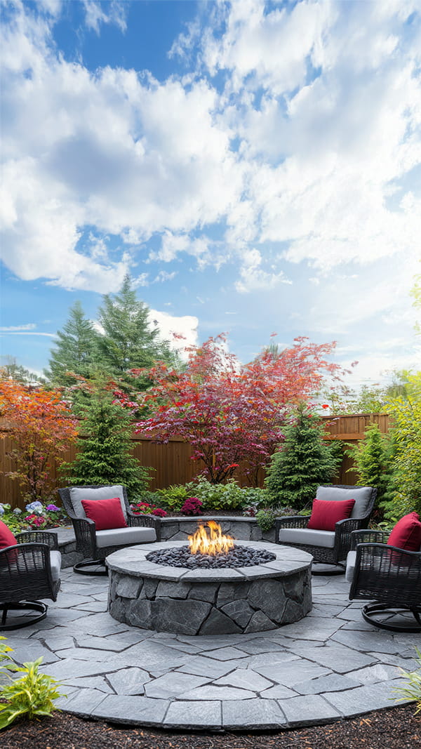 Durable and stylish Woodbridge, New Jersey paver patio by professional installers Beautiful paver patio installed in Woodbridge, New Jersey by Northeastern PMC