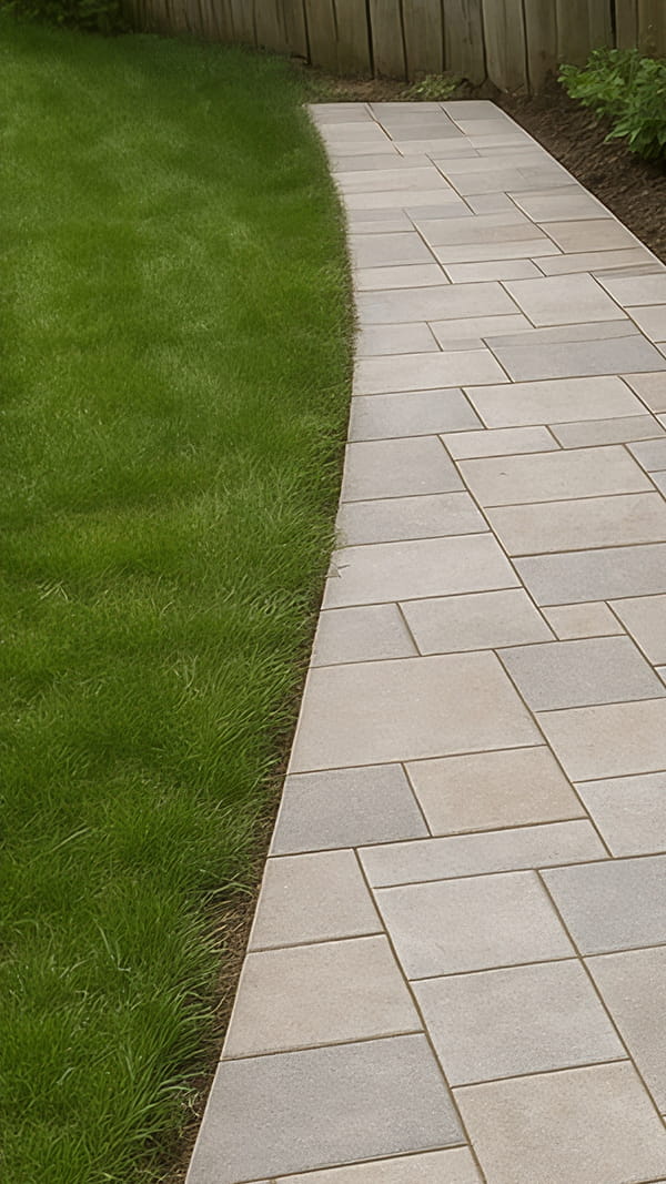 Paver sidewalks and walkways installed by Northeastern PMC in Avenel, New Jersey